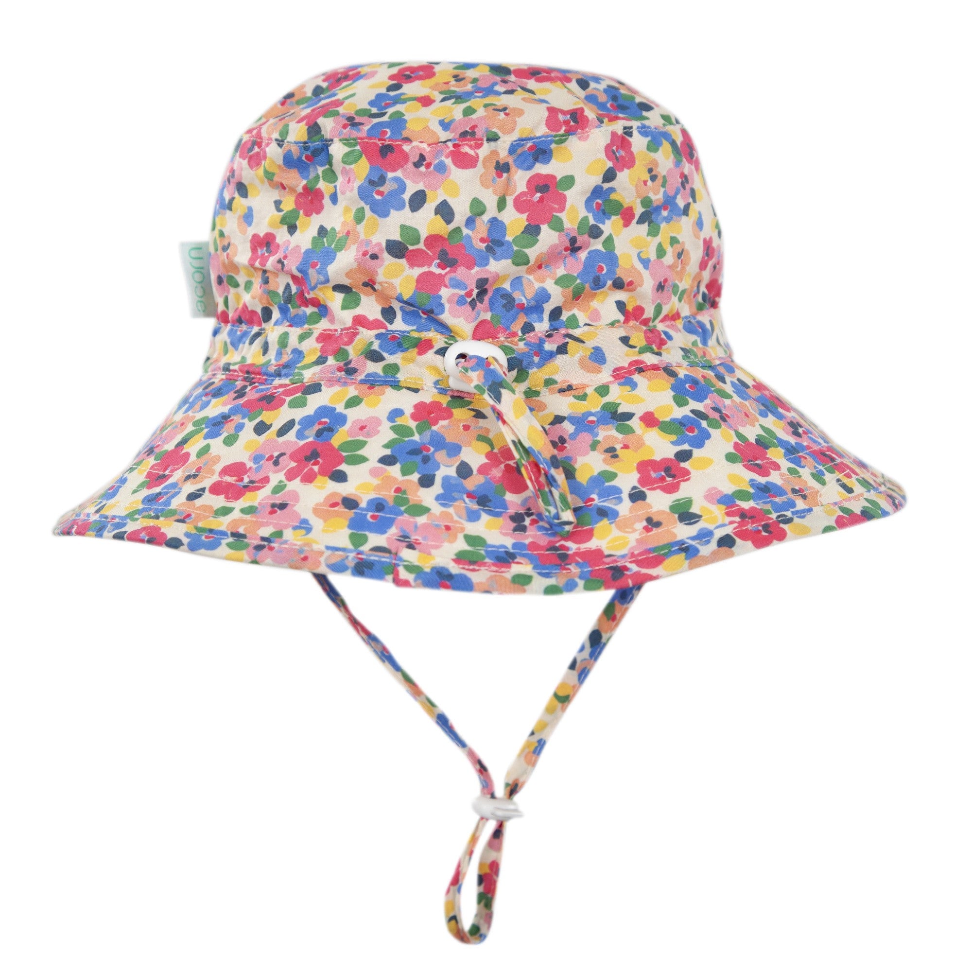 Acorn Kids Broad Brim Bucket Hat - Oh Happy Day [SZ:S 50cm (9-18mths)]