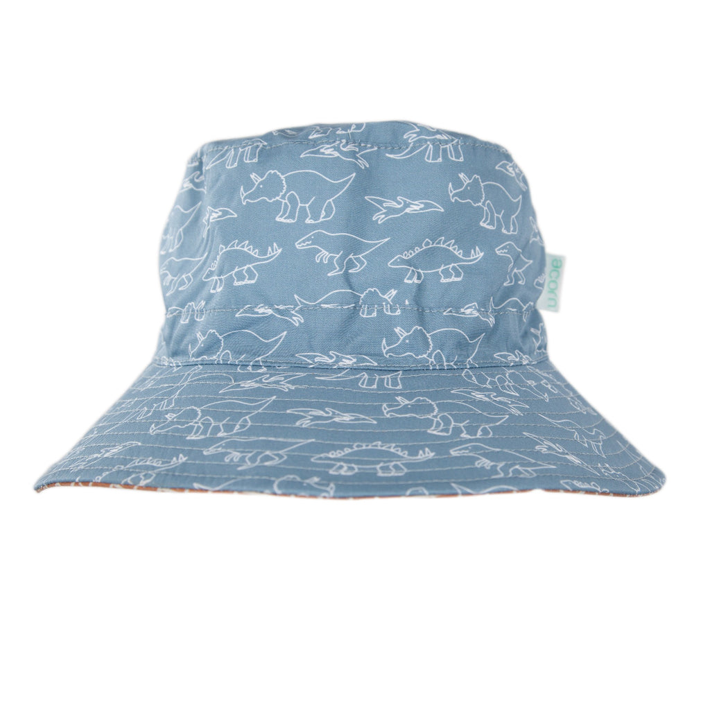 Acorn Kids Wide Brim Bucket Hat - Sketch-a-Saurus [SZ:S 50cm (9-18mths)]