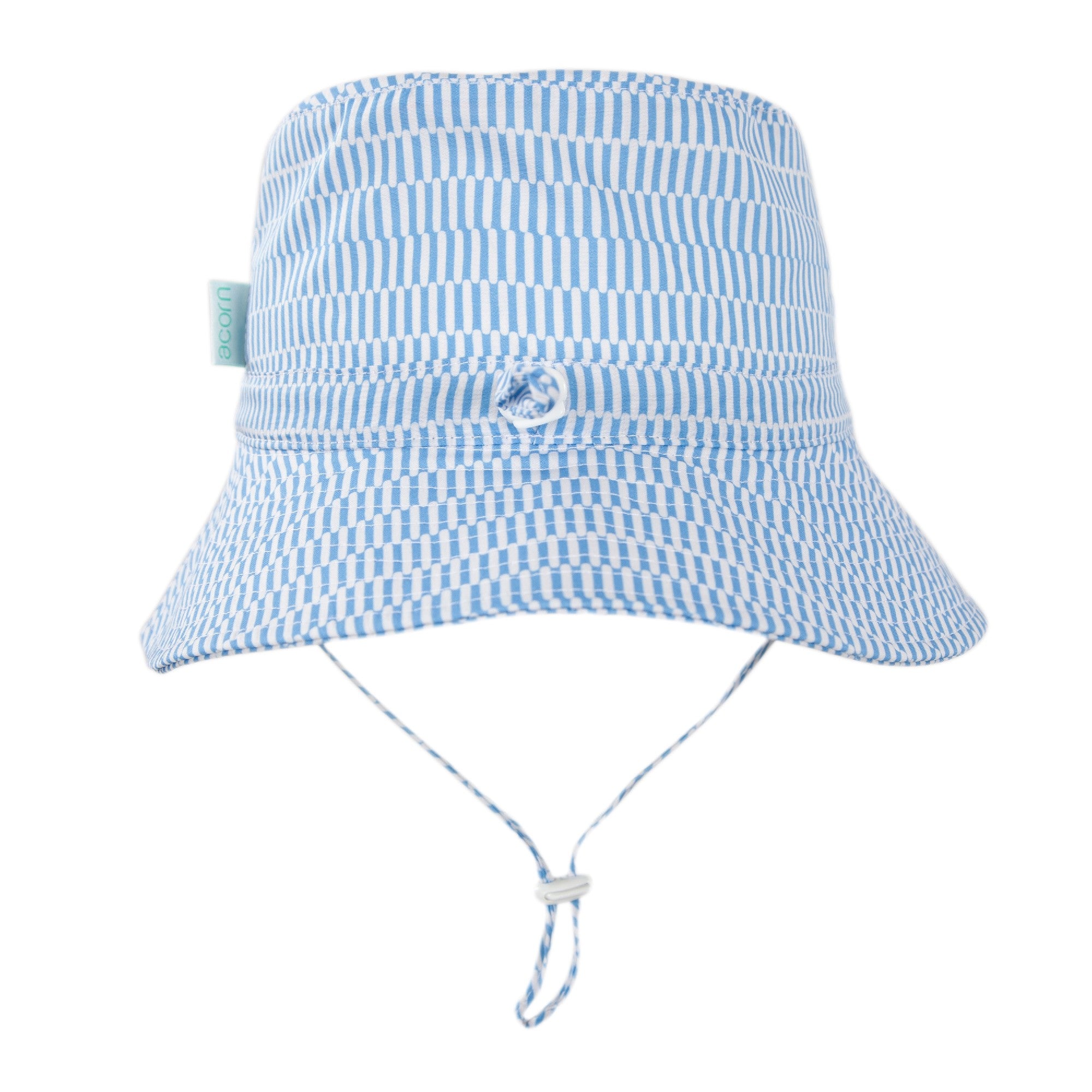 Acorn Kids Wide Brim Bucket Hat - Mykonos [SZ:S 50cm (9-18mths)]