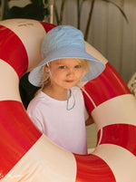 Load image into Gallery viewer, Acorn Kids Wide Brim Bucket Hat - Mykonos [SZ:S 50cm (9-18mths)]
