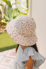 Load image into Gallery viewer, Acorn Kids Wide Brim Sunhat - Amber Blooms [SZ:S 50cm (9-18mths)]
