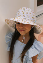 Load image into Gallery viewer, Acorn Kids Wide Brim Sunhat - Amber Blooms [SZ:S 50cm (9-18mths)]
