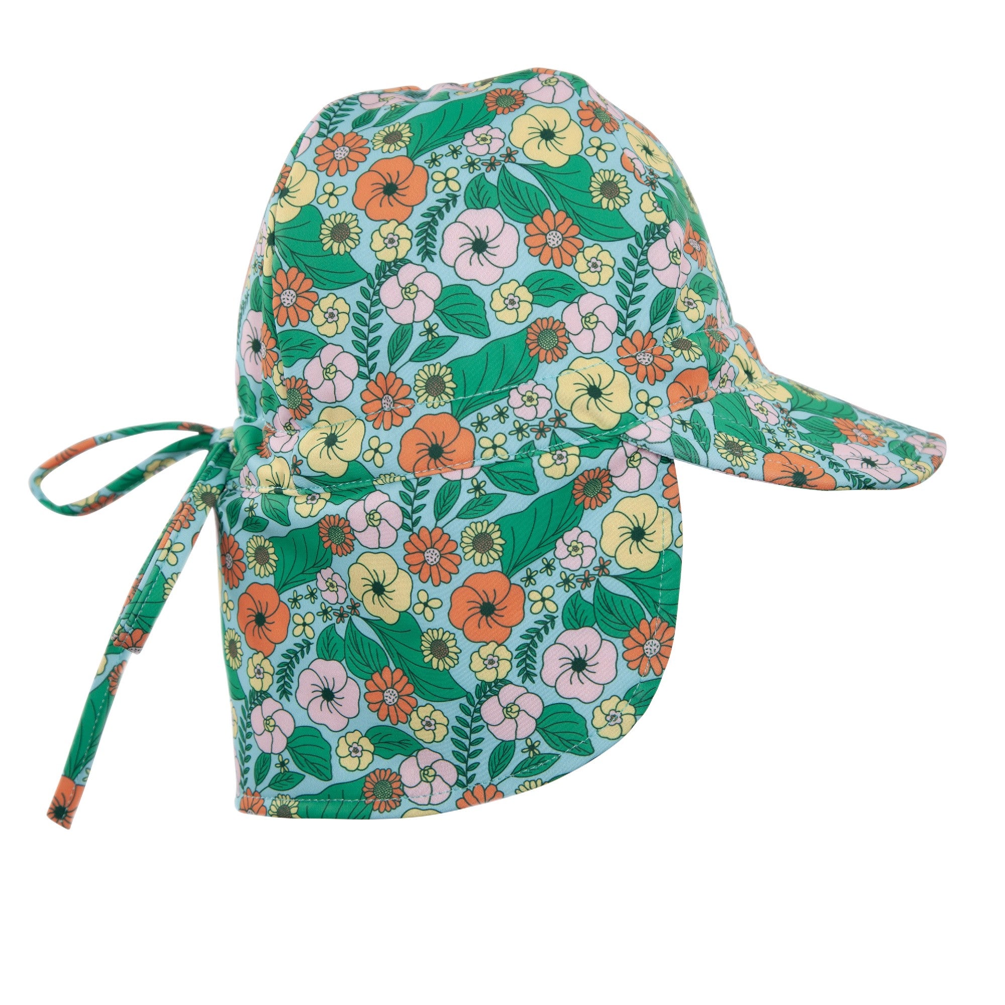 Acorn Kids Swim Flap Cap - Eden [SZ:S 50cm (9-18mths)]