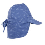 Load image into Gallery viewer, Acorn Kids Swim Flap Cap - Gone Fishing [SZ:S 50cm (9-18mths)]
