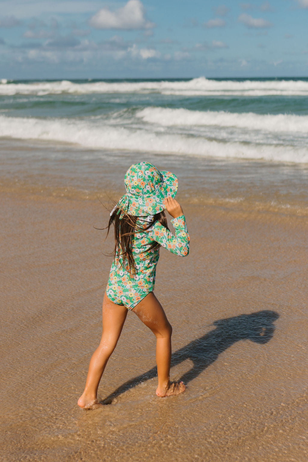 Acorn Kids UPF50+ Rashie Zip Top & Bottoms - Eden [SZ:1]