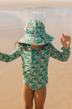 Load image into Gallery viewer, Acorn Kids UPF50+ Rashie Zip Top &amp; Bottoms - Eden [SZ:1]
