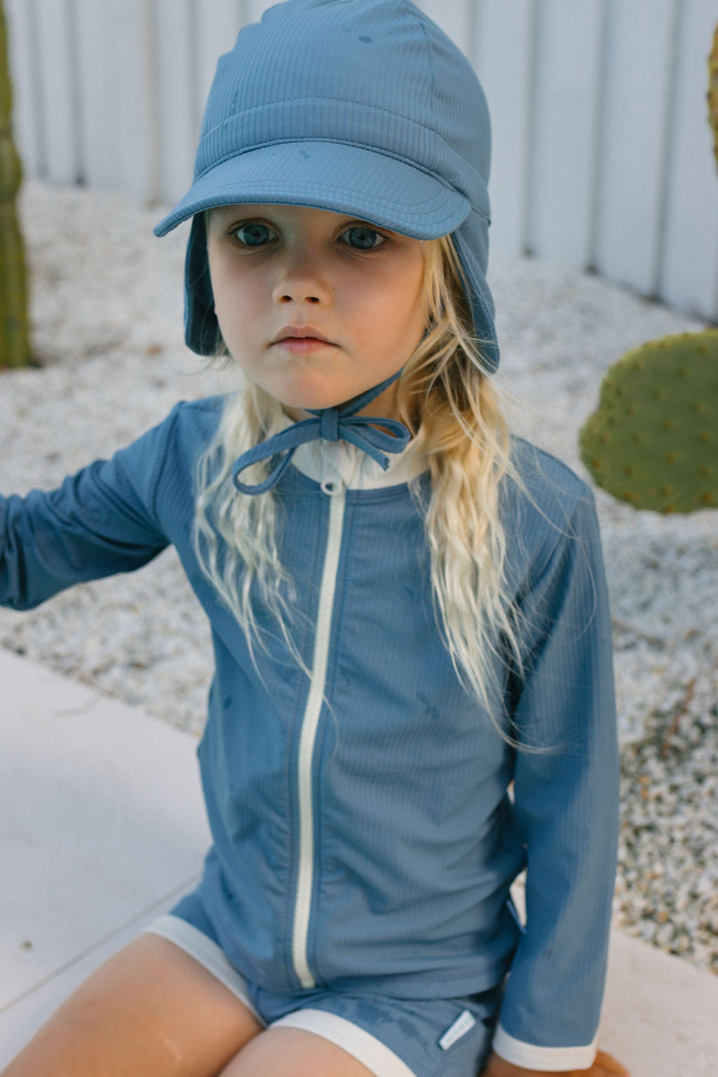 Acorn Kids UPF50+ Rashie Zip Top & Bottoms - Gone Fishing [SZ:1]