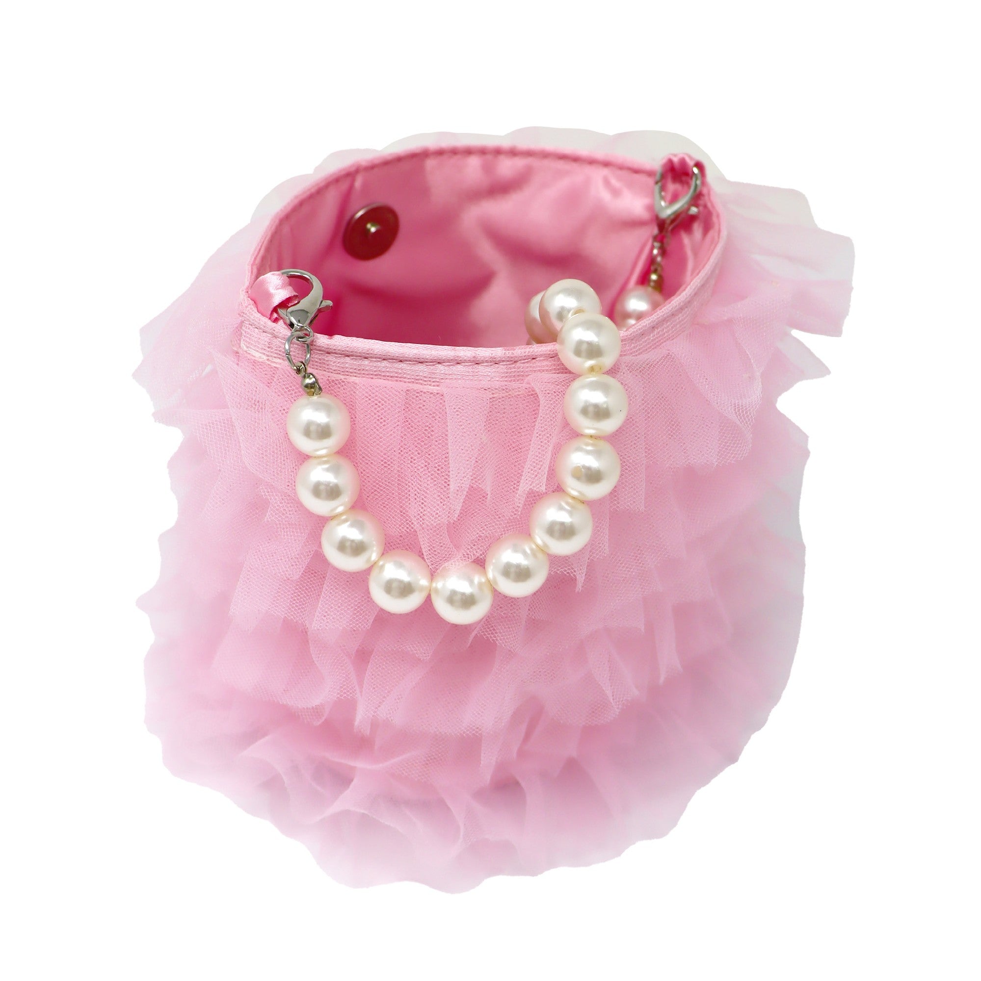 Pink Poppy Handbag - Ballerina Ruffle