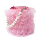 Load image into Gallery viewer, Pink Poppy Handbag - Ballerina Ruffle
