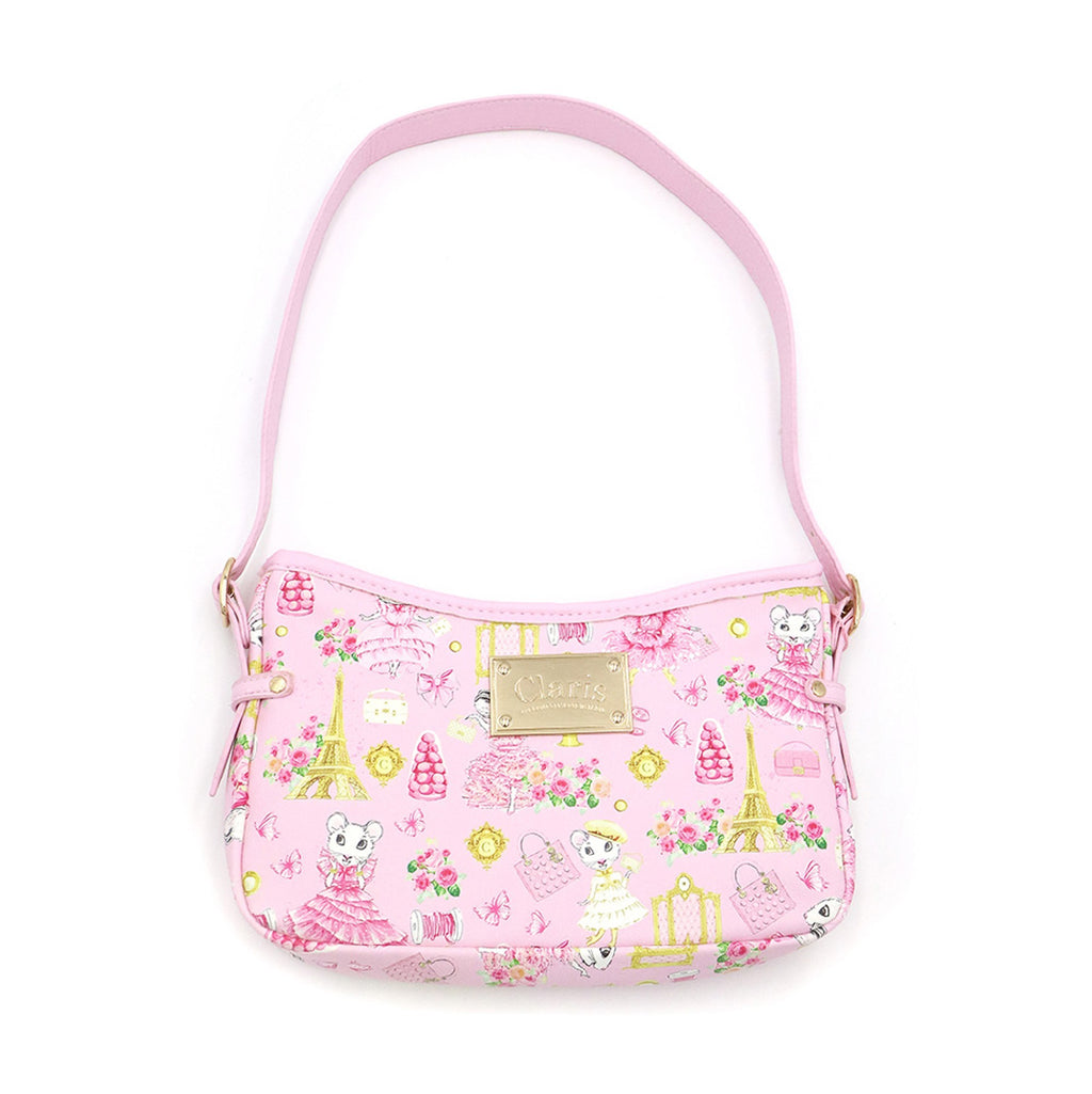 Pink Poppy Handbag - Claris the Chicest Mouse In Paris Fashion
