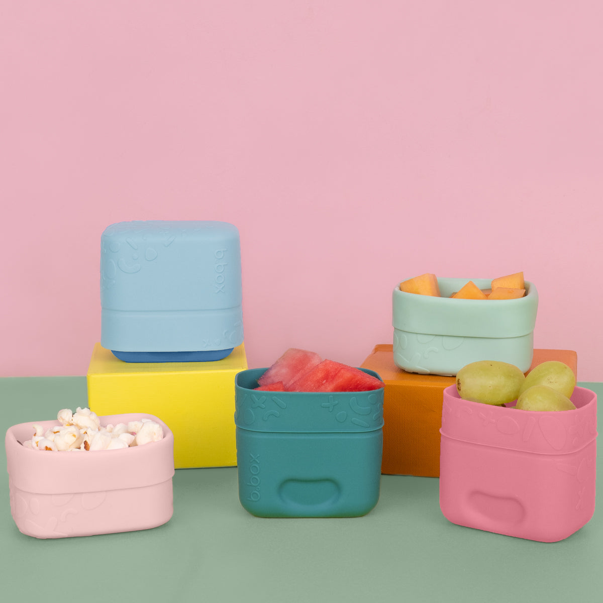 BBox Silicone Snack Cups - Berry