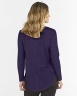 Load image into Gallery viewer, Betty Basics Megan Long Sleeve Top - Navy
