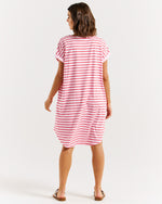 Load image into Gallery viewer, Betty Basics Maxine T-Shirt Dress - Cherry Blossom Stripe [CLR:CHERRY BLOSSOM STRIPE SZ:10]
