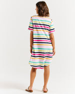 Load image into Gallery viewer, Betty Basics Nyree Dress - Rainbow Stripe [CLR:RAINBOW STRIPE SZ:10]
