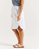 Load image into Gallery viewer, Betty Basics Alina Denim Skirt - White [CLR:WHITE SZ:10]
