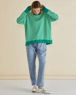 Load image into Gallery viewer, Betty Basics Cove Sweat - Green Stripe [CLR:GREEN STRIPE SZ:8]
