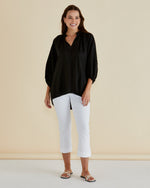 Load image into Gallery viewer, Betty Basics Grazia Blouse - Black [CLR:BLACK SZ:6]
