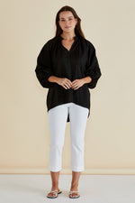 Load image into Gallery viewer, Betty Basics Grazia Blouse - Black [CLR:BLACK SZ:6]
