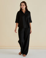 Load image into Gallery viewer, Betty Basics Zaza Relax Pant - Black [CLR:BLACK SZ:8]
