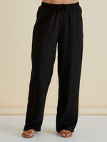 Load image into Gallery viewer, Betty Basics Zaza Relax Pant - Black [CLR:BLACK SZ:8]
