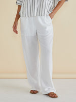 Load image into Gallery viewer, Betty Basics Zaza Relax Pant - White [CLR:WHITE SZ:8]
