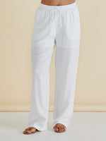 Load image into Gallery viewer, Betty Basics Zaza Relax Pant - White [CLR:WHITE SZ:8]
