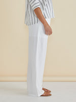 Load image into Gallery viewer, Betty Basics Zaza Relax Pant - White [CLR:WHITE SZ:8]
