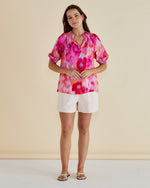 Load image into Gallery viewer, Betty Basics Joanne Blouse - Floral Abstract [SZ:8]
