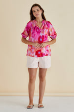 Load image into Gallery viewer, Betty Basics Joanne Blouse - Floral Abstract [SZ:8]
