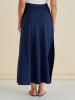 Load image into Gallery viewer, Betty Basics Mindy Skirt - Navy Blue [SZ:8]
