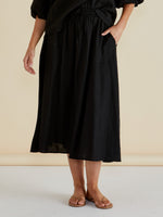 Load image into Gallery viewer, Betty Basics Belize Skirt - Black [SZ:10]
