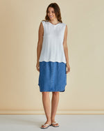 Load image into Gallery viewer, Betty Basics Aviva Tank - White Stripe [SZ:8]
