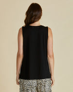 Load image into Gallery viewer, Betty Basics Positano Tank - Black [SZ:8]
