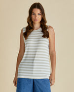 Load image into Gallery viewer, Betty Basics Positano Tank - Gold Stripe [SZ:8]
