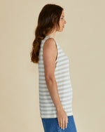 Load image into Gallery viewer, Betty Basics Positano Tank - Gold Stripe [SZ:8]

