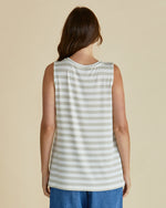 Load image into Gallery viewer, Betty Basics Positano Tank - Gold Stripe [SZ:8]
