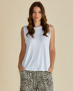 Load image into Gallery viewer, Betty Basics Positano Tank - White [SZ:8]
