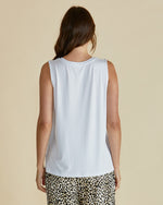Load image into Gallery viewer, Betty Basics Positano Tank - White [SZ:8]
