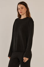 Load image into Gallery viewer, Betty Basics Ruby Knit Sweater - Black [SZ:6]
