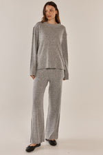 Load image into Gallery viewer, Betty Basics Ruby Knit Sweater - Grey Marle [SZ:6]
