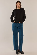 Load image into Gallery viewer, Betty Basics Louis Sweater - Black [SZ:6]
