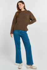 Load image into Gallery viewer, Betty Basics Lola Jumper - Chocolate [SZ:6]
