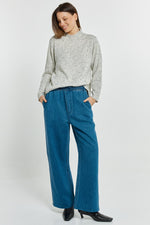 Load image into Gallery viewer, Betty Basics Carlin Knit Sweater - Cream [SZ:6]
