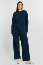 Load image into Gallery viewer, Betty Basics Elona Jogger - Navy [SZ:8]
