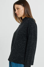 Load image into Gallery viewer, Betty Basics Carlin Knit Sweater - Black [SZ:6]
