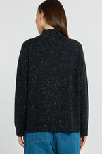 Load image into Gallery viewer, Betty Basics Carlin Knit Sweater - Black [SZ:6]
