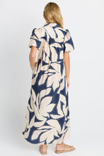 Load image into Gallery viewer, Betty Basics Nova Shirt Dress - Navy Floral Print [SZ:8]
