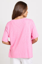Load image into Gallery viewer, Betty Basics Aries V-Neck Sweater - Pink [CLR:PINK SZ:8]
