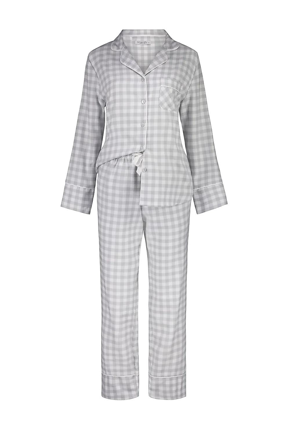 Gingerlilly Pyjamas Cassia - Grey Check [CLR:GREY CHECK  SZ:S]