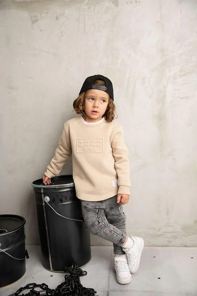 Cracked Soda Tessa Detailed Crew Jumper - Beige [CLR:BEIGE SZ:3]